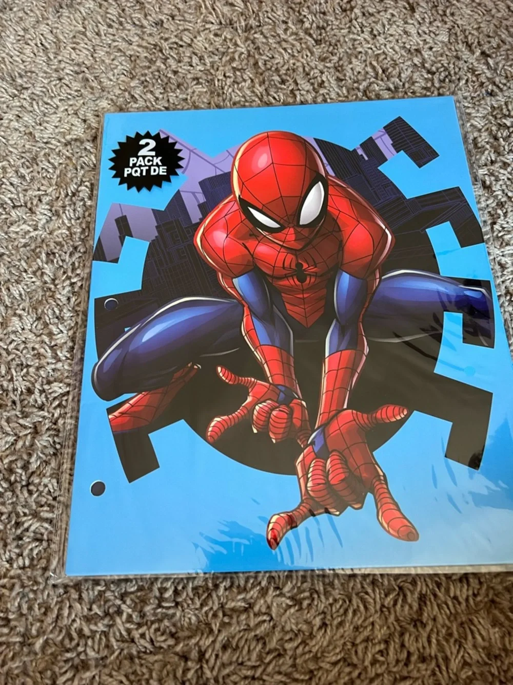 Spider-Man Blue & Red 2-Pack folders Set